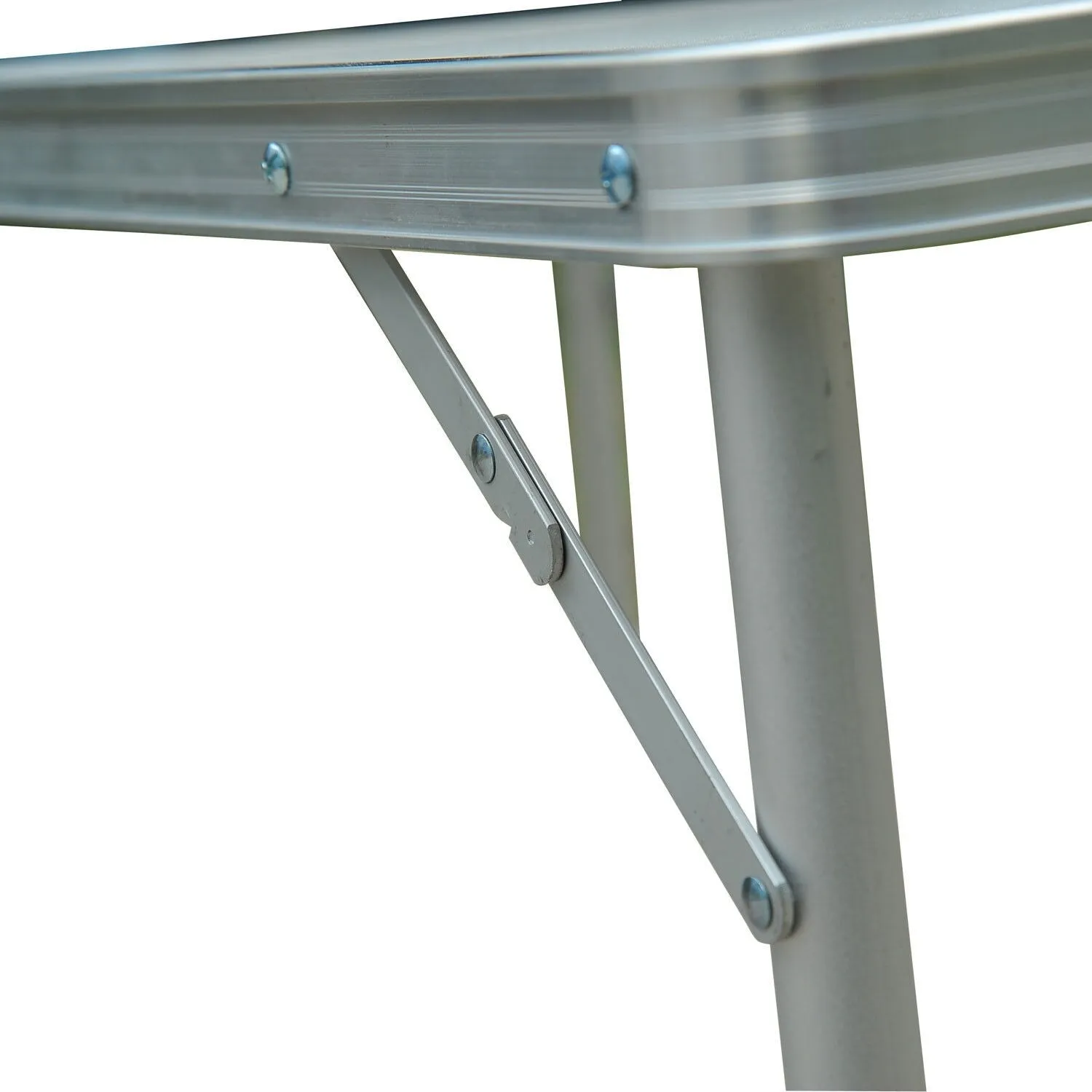 47" Folding Camping Table with Height Adjustability, Lightweight Portable Table with Carry Handle, Outdoor Folding Table