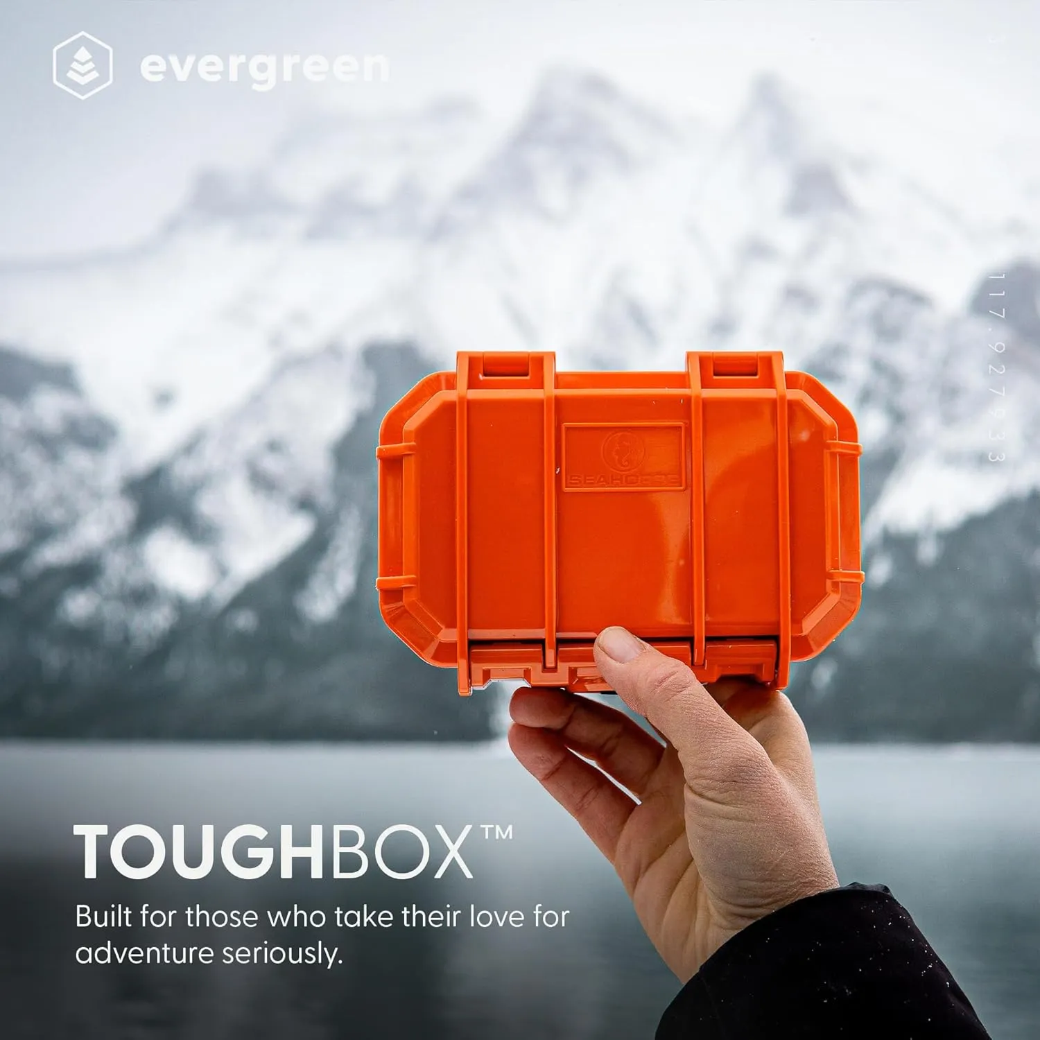 52 Dry Box Protective Case with Pick & Pluck Foam - Travel Safe / Mil Spec / Waterproof / USA Made - for Pistols, Cameras, Phones, Camping, Fishing, Hiking, Traveling, Water Sports, Knives (Orange)