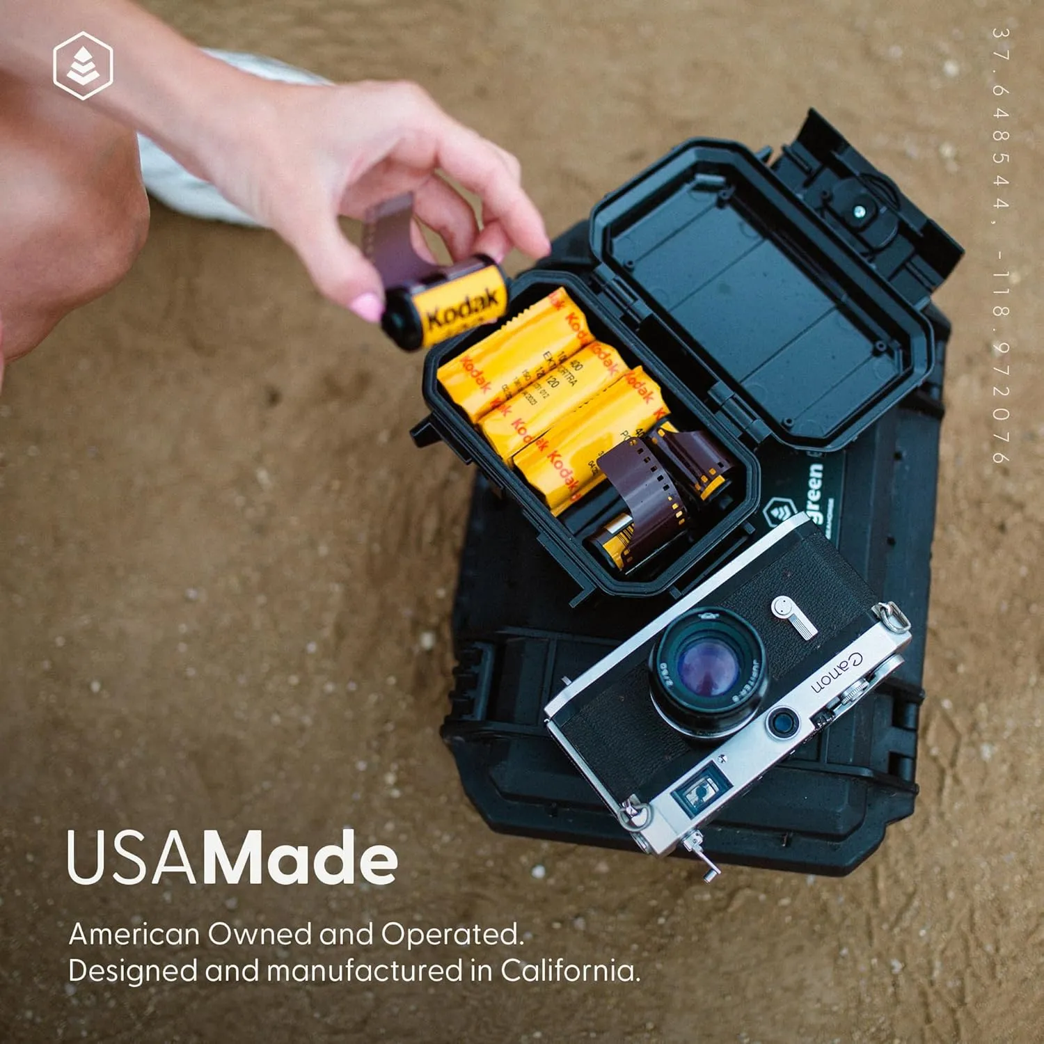52 Dry Box Protective Case with Pick & Pluck Foam - Travel Safe / Mil Spec / Waterproof / USA Made - for Pistols, Cameras, Phones, Camping, Fishing, Hiking, Traveling, Water Sports, Knives (Orange)