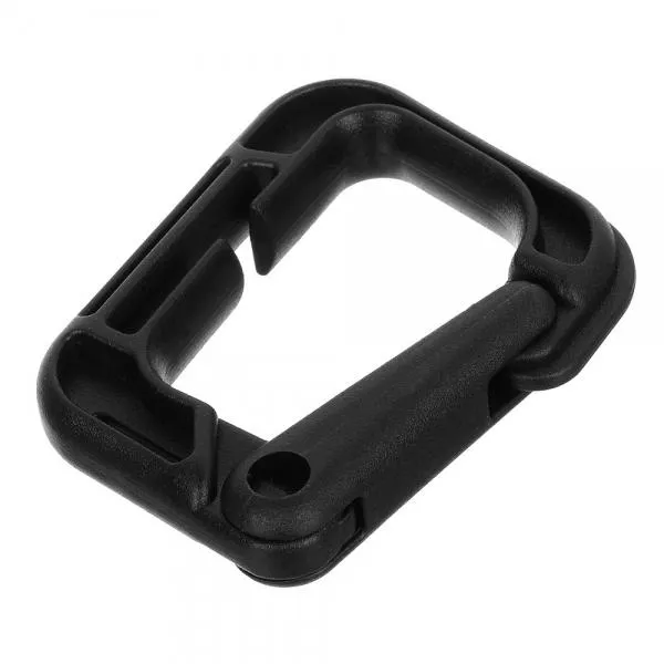 5pcs Outdoor High-Strength Nylon Carabiner for Molle Backpack Black