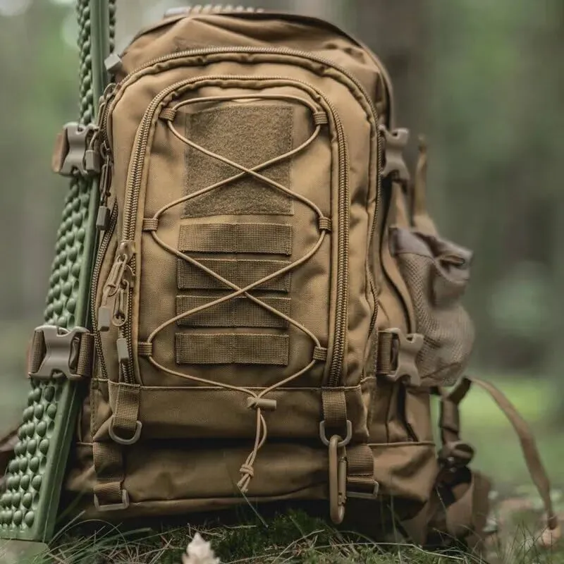 65L Military Tactical Backpack Army Molle Assault Rucksack Men Backpacks Travel Camping Hunting Hiking Bag (camo 4)