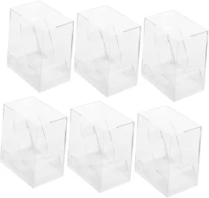 6Pcs Watch Display Case Jewelry Packing Boxes for Watches Bracelets Necklaces Practical Storage for Organizing Accessories