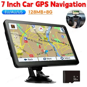 7 Inch GPS Car Maps Navigation System For Universal Cars SAT NAV Voice Reminder 256MB 8G Touch Screen