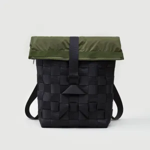 A302 2IN1 FOLD POUCH BASKET BACKPACK - osmium green