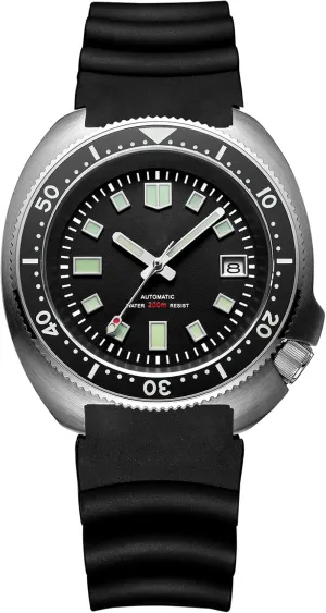 ADDIESDIVE Automatic Dive Watch for Men H8 Stainless Steel Wrist Watch Mechanical NH35A Clean Dial Synthetic Sapphire Sterile Without