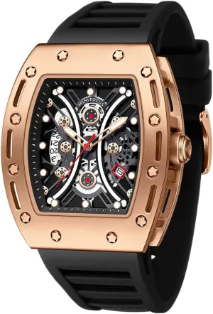 AIMES Watch Wristwatch for Men Fashion Casual Cool Big Dial Watch Luminous Waterproof Sport Analog Quartz Business Mens Watches Silicon Strap Dress Watch