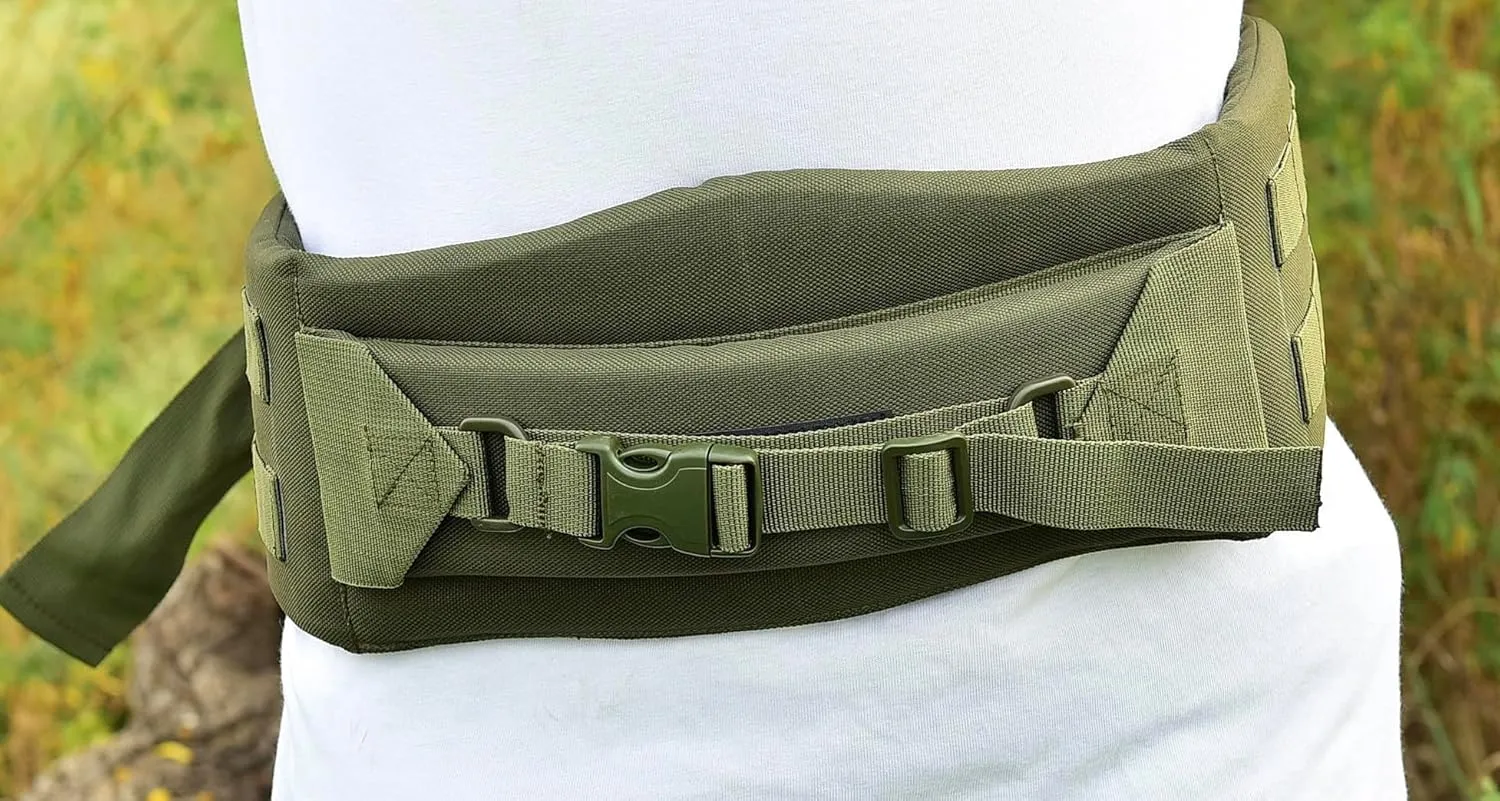 A.L.I.C.E Kidney Belt and Alice Kidney pad with Strap belt/Hip Belt/Kidney belt for framed rucksack LC-2/ALICE Pack