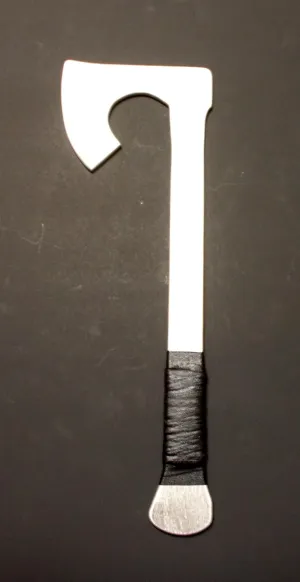 Aluminum Tactical Training Viking Espada Axe Arnis Practice Blade Tomahawk Replica