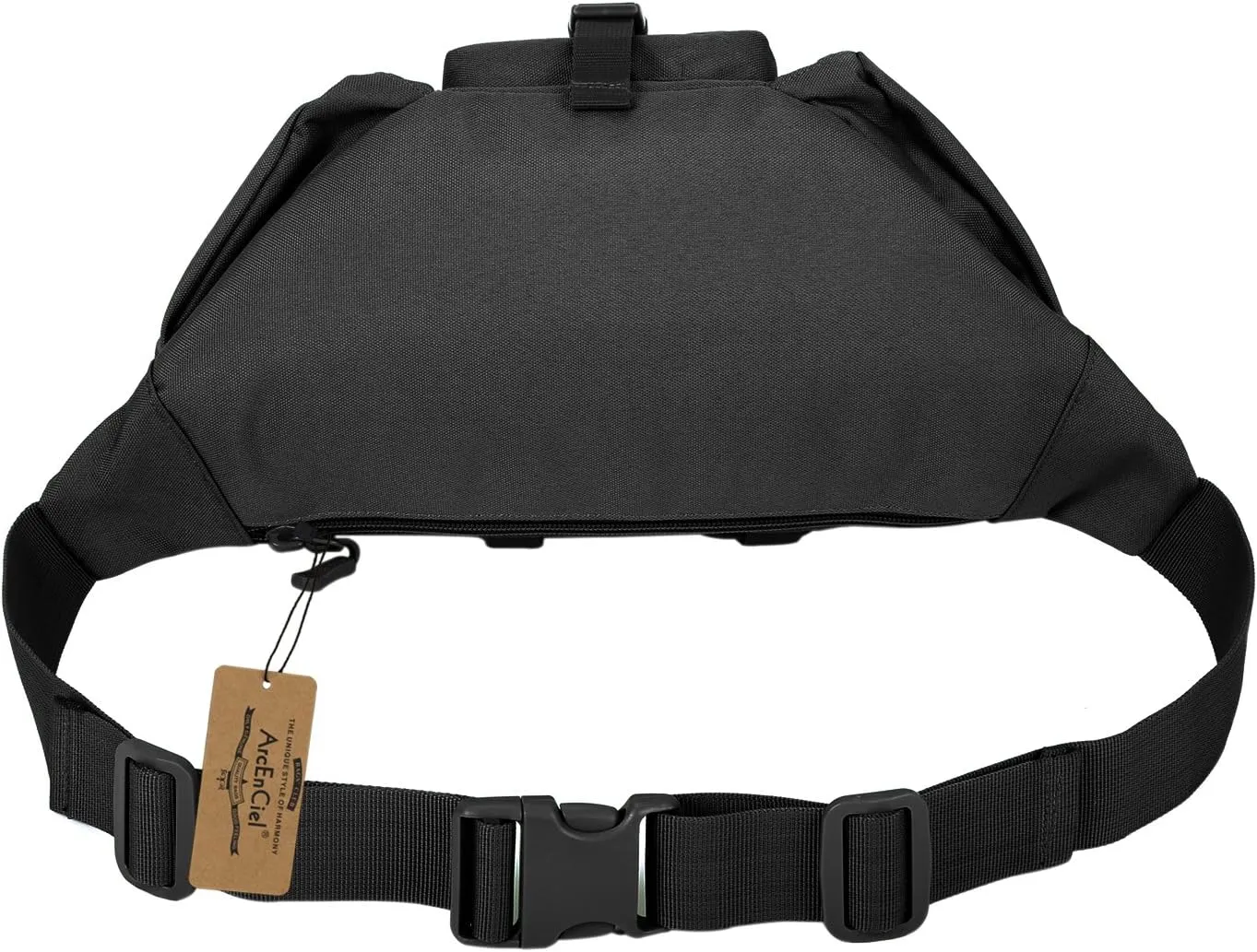 ArcEnCiel Tactical Fanny Pack for Men Waist Bag Hip Belt Outdoor Hiking Fishing Bumbag with Patch