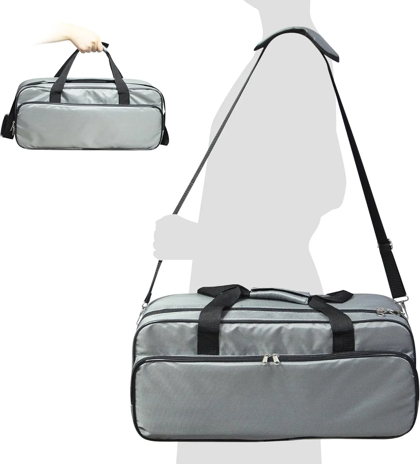 Astromania Deluxe Telescope Bag, Shock-Absorbent Telescope Carrying Case with Adjustable Shoulder Strap and Multi-Pocket, Telescope Accessory Storage & Carrying Case and Bag for 1.25 & 2 Inch Eyepiece