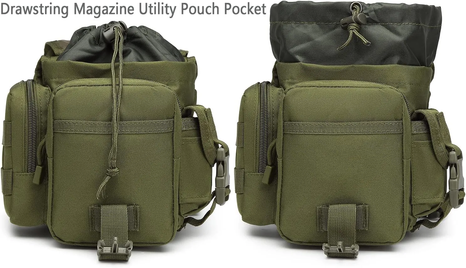 ATBP Tactical Drop Leg Pouch Bag Thigh Bag Pack Military Waist Bag Pack For Motorcycle Racing Bike Cycling Hiking horse Riding Army Green