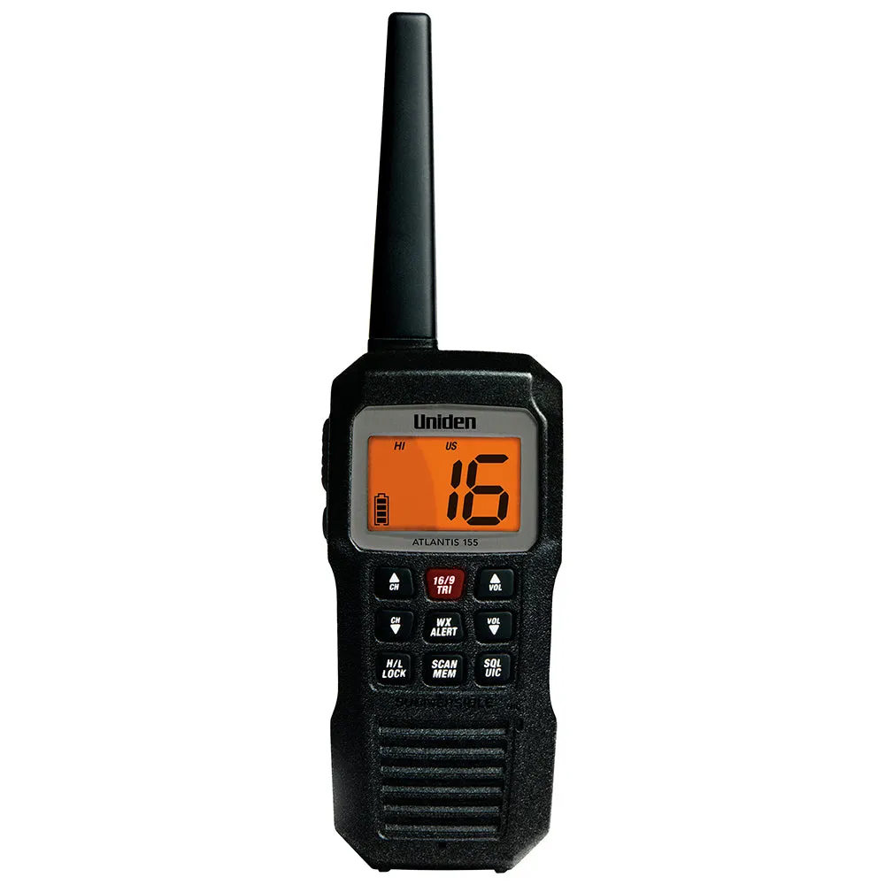 Atlantis Floating 155 155] Two-Way Uniden Marine [ATLANTIS VHF Great savings Handheld In-demand product Radio