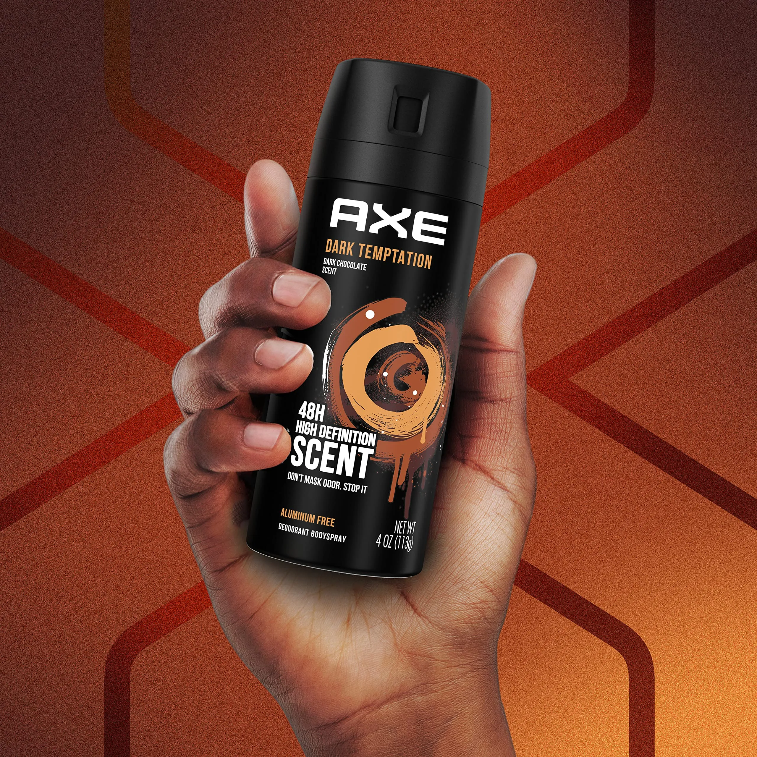 AXE Body Spray Deodorant Dark Temptation for Long Lasting Odor Protection Deodorant for Men Formulated Without Aluminum 4.0 oz