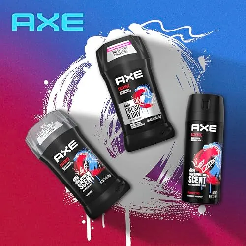 AXE Body Spray Deodorant for Long Lasting Odor Protection Essence Black Pepper & Cedarwood Men's Deodorant Formulated Without Aluminum, 4 Ounce (Pack of 4)