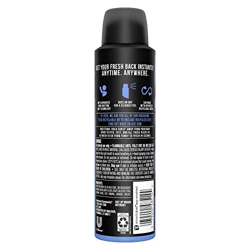 AXE Phoenix Deodorant Spray 48 Hour Odor Protection Crushed Mint and Rosemary Deodorant without Aluminum and without Residue 4 oz