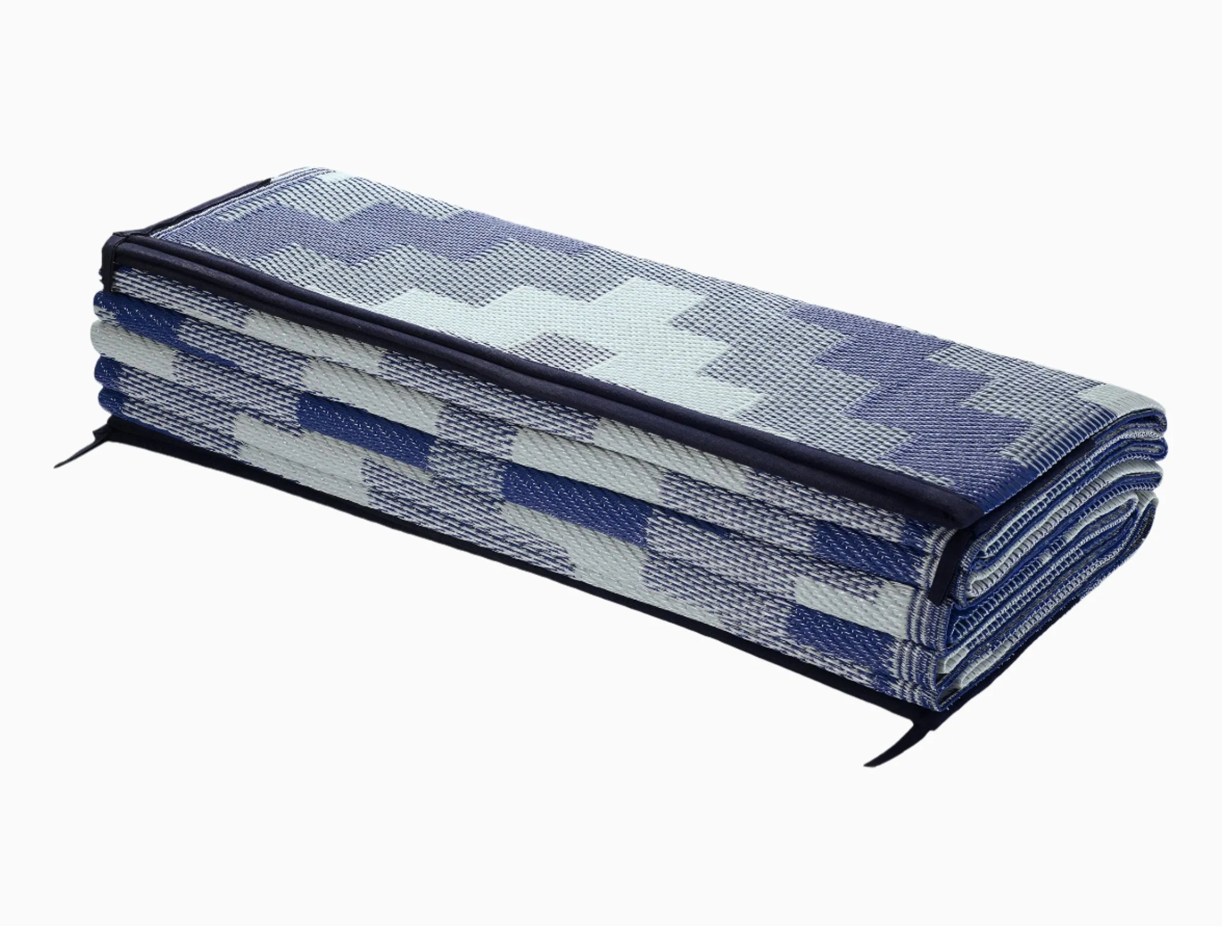 Aztec Kilim - Blue Multi (9' x 12') Foldable Rug