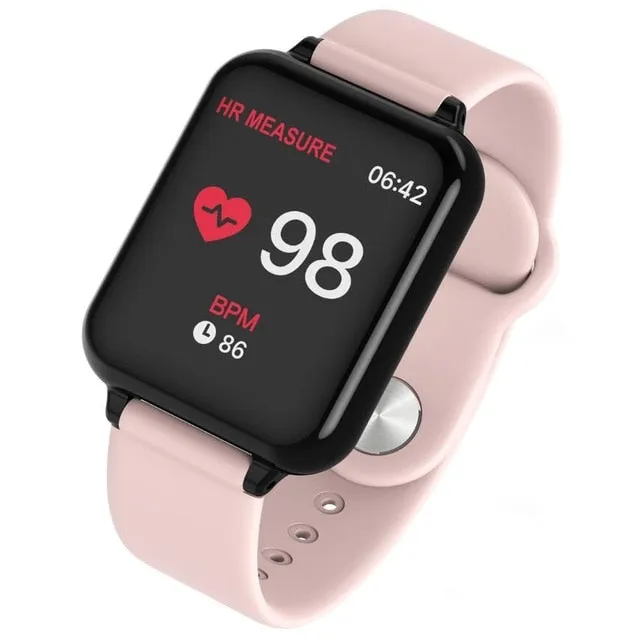 B57 fitness tracker smart watch Waterproof Sport For IOS Android phone Smartwatch Heart Rate Monitor Blood Pressure Functions