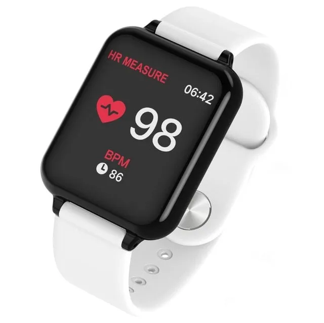 B57 fitness tracker smart watch Waterproof Sport For IOS Android phone Smartwatch Heart Rate Monitor Blood Pressure Functions
