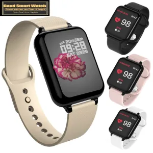 B57 fitness tracker smart watch Waterproof Sport For IOS Android phone Smartwatch Heart Rate Monitor Blood Pressure Functions