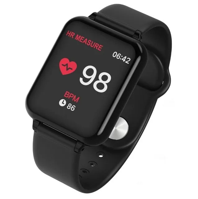 B57 fitness tracker smart watch Waterproof Sport For IOS Android phone Smartwatch Heart Rate Monitor Blood Pressure Functions