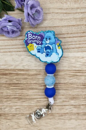 Badge Reel-Care Bear Born Grumpy CM018