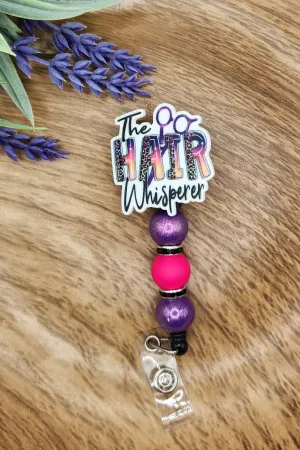 Badge Reel-Hair Whisperer WJ002