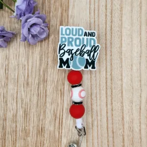 Badge Reel-Loud and Proud Baseball Mom SP009