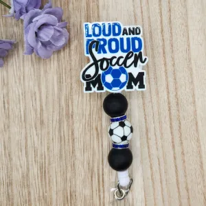Badge Reel-Loud and Proud Soccer Mom SP013