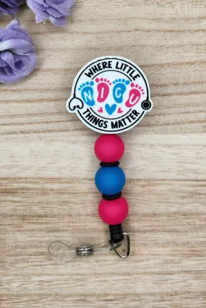 Badge Reel-NICU Where Little Things Matter NP040