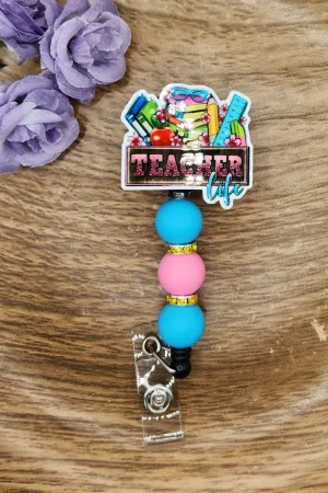 Badge Reel-Teacher Life Books & Supplies TS023