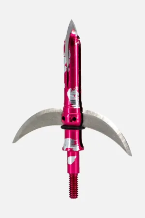 Battle Axe Broadheads 100 gr. 3 pk, Red, Silver