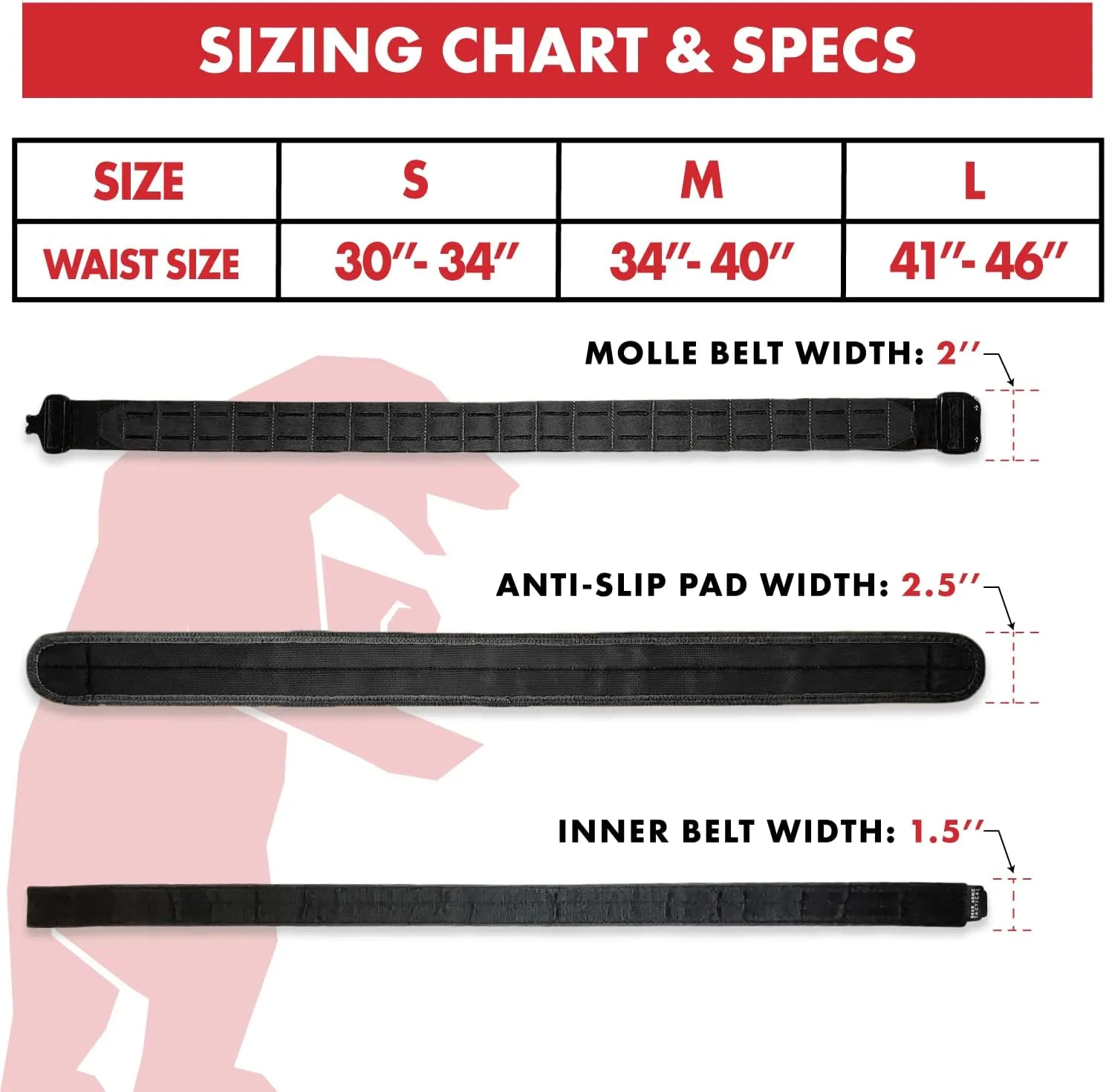Battle Belt | Heavy Duty Nylon Belts | Molle Riggers Belt | American Company