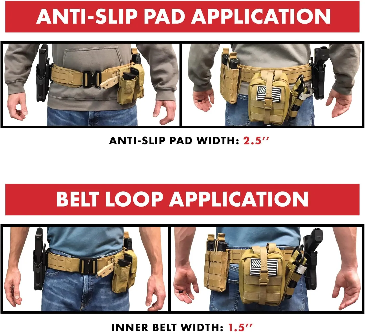 Battle Belt | Heavy Duty Nylon Belts | Molle Riggers Belt | American Company