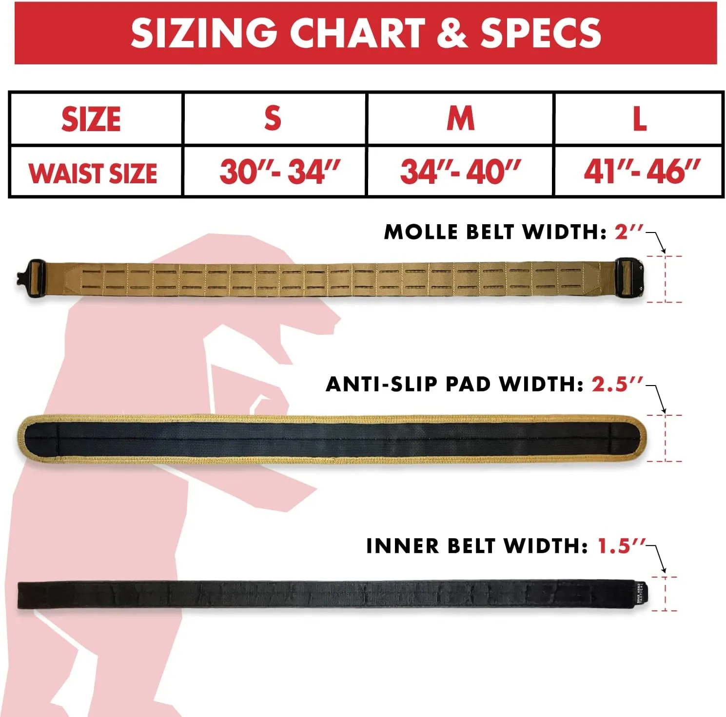 Battle Belt | Heavy Duty Nylon Belts | Molle Riggers Belt | American Company