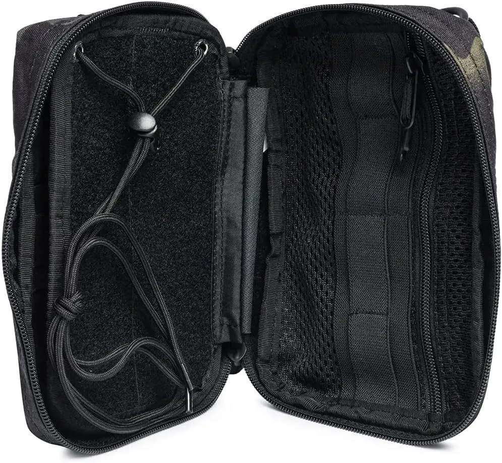 Beretta EDC Pouch with Zip Closure & MOLLE System - Rugged Durable Water-Repellent Shooting Range Gear for Tactical & Personal Defense