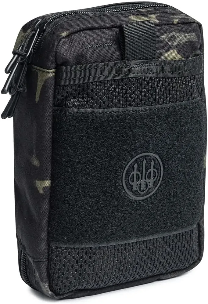 Beretta EDC Pouch with Zip Closure & MOLLE System - Rugged Durable Water-Repellent Shooting Range Gear for Tactical & Personal Defense