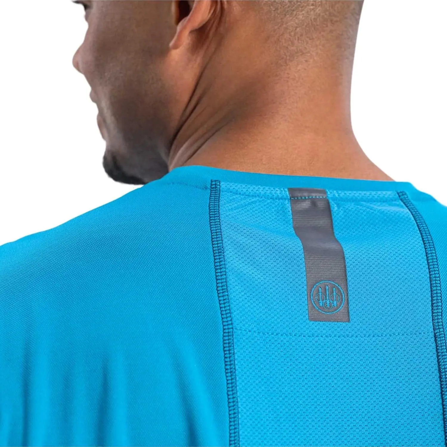 Beretta Men's Ice Power Lightweight Breathable Quick-Drying Straight Cut Short Sleeve Shooting T-Shirt