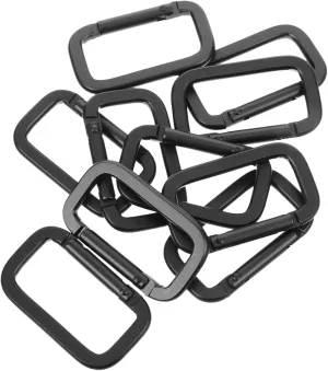 BESPORTBLE Carabiner Large Belt Buckle Water Jug Hook Webbing Belts Buckle Fire Starter Round Buckle Square Buckle