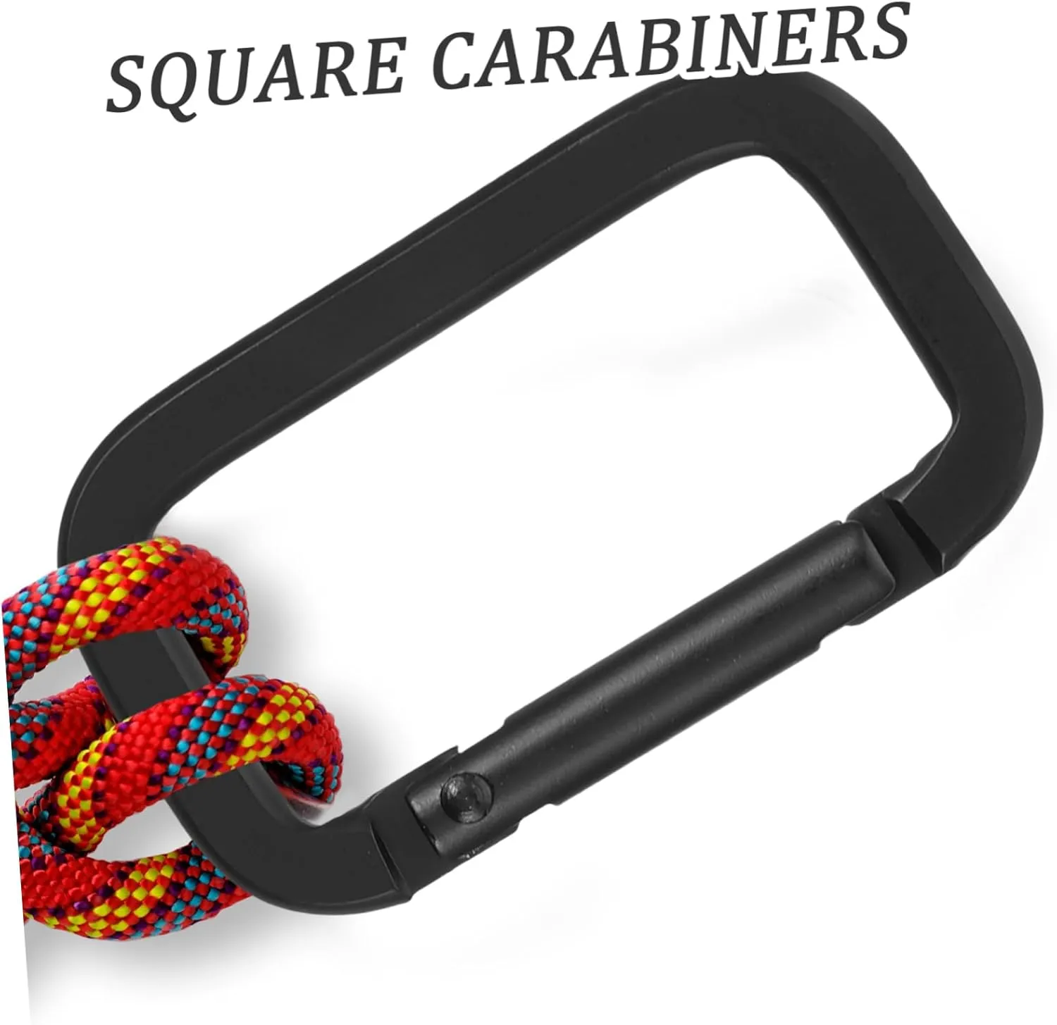 BESPORTBLE Carabiner Large Belt Buckle Water Jug Hook Webbing Belts Buckle Fire Starter Round Buckle Square Buckle