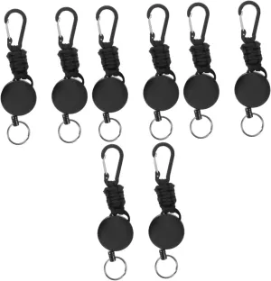 BESPORTBLE Easy-to-Pull Keychain Cute Keychain Key Chain Wire Key Rings Badge Reels Carabiners Keychain Heavy