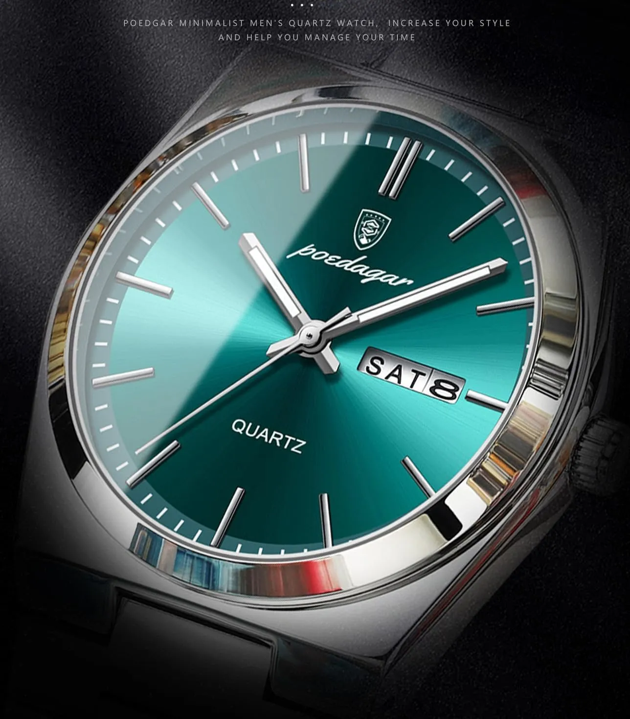 BESTKANG Classic Men Casual Stainless Steel Analog Quartz Waterproof Date Dress Men's Wrist Watches