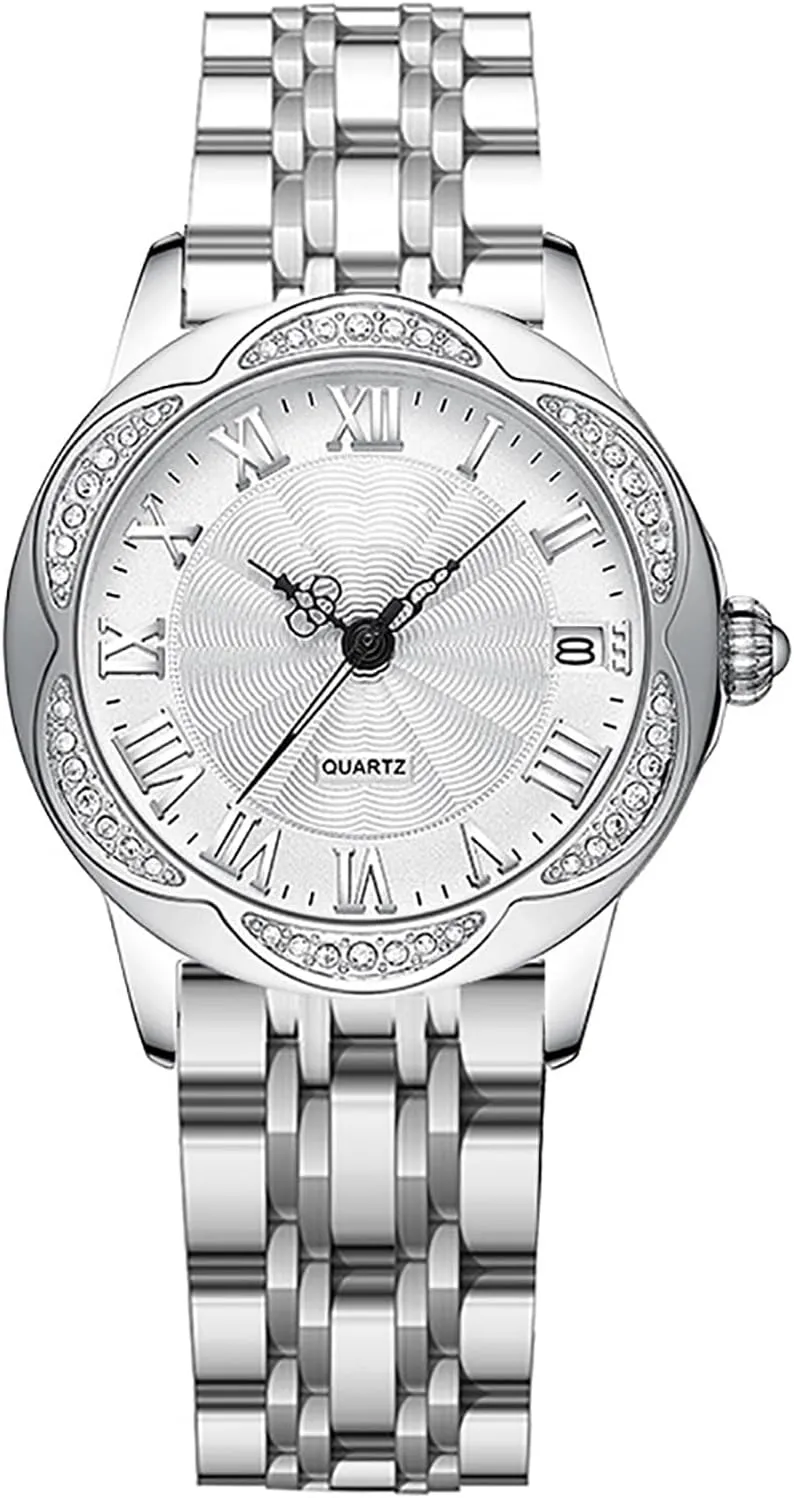 BESTKANG Women's Automatic Mechanical Watch Fashion Luxury Diamonds Watches Stainless Steel Waterproof Womens Watch