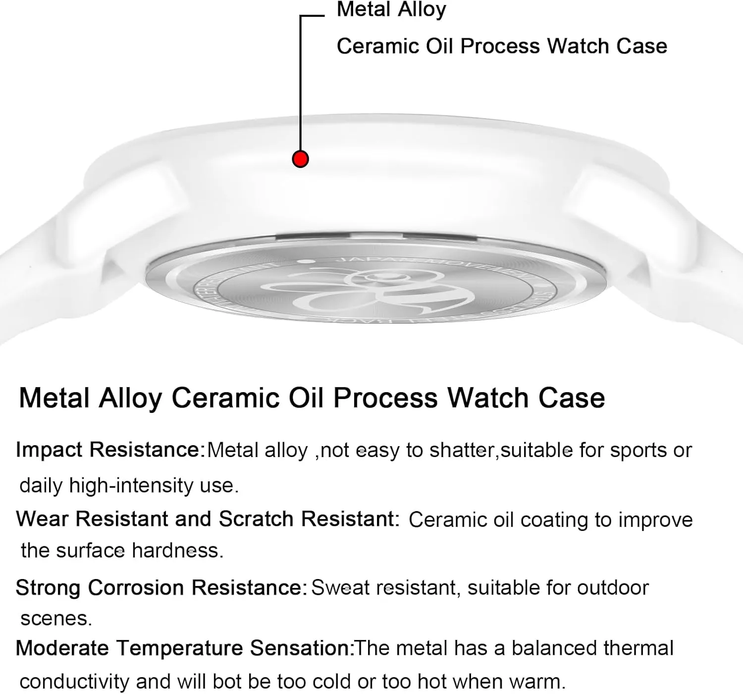 Bisley Unisex Watch Easy to Read Waterproof Silicone Strap Watch