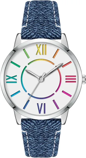 Bisley Women Watch Colorful Dial Easy to Read Waterproof Watch