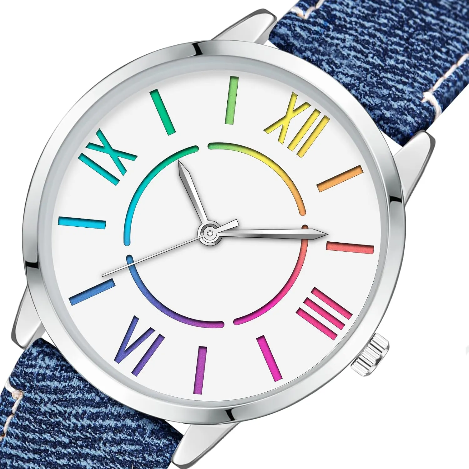Bisley Women Watch Colorful Dial Easy to Read Waterproof Watch