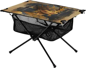 Bolaz Outdoor Folding Portable Picnic Camping Table-Egypt Woman Pattern6,Storage Mesh for Camping Gear Accessories, Hiking, Mountaineering, Outdoor Travel