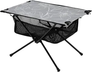 Bolaz Outdoor Folding Portable Picnic Camping Table-Grey Floral pattern10,Storage Mesh for Camping Gear Accessories, Hiking, Mountaineering, Outdoor Travel