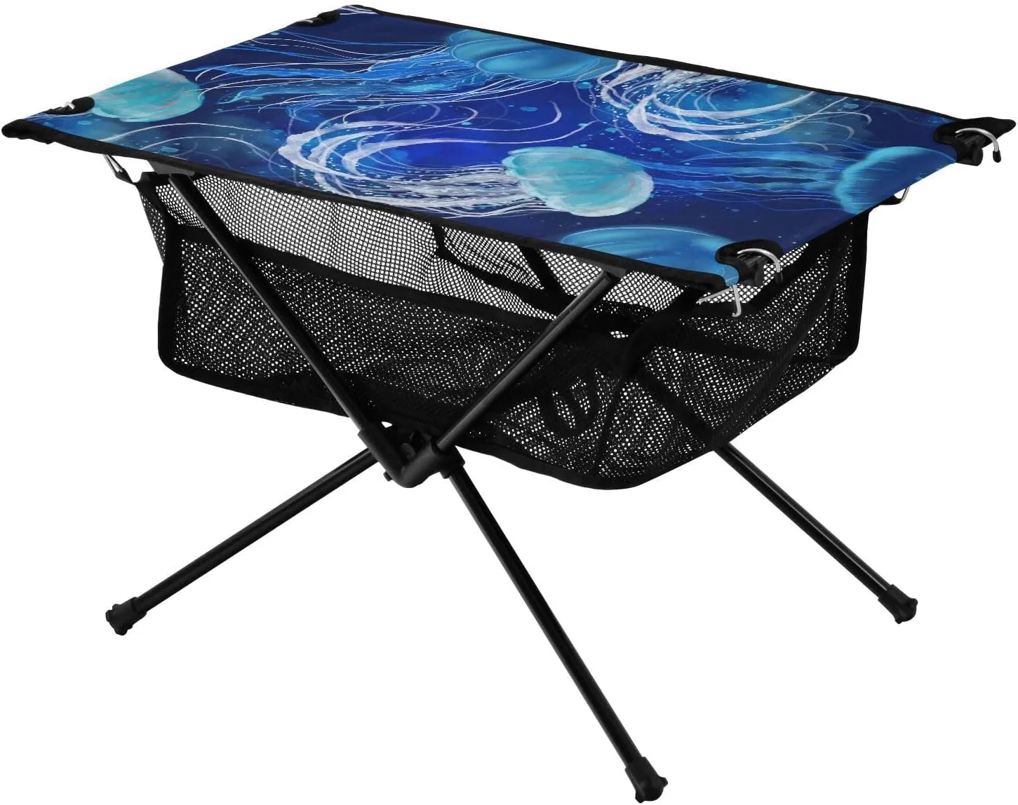 Bolaz Outdoor Folding Portable Picnic Camping Table-Jellyfish,Storage Mesh for Camping Gear Accessories, Hiking, Mountaineering, Outdoor Travel