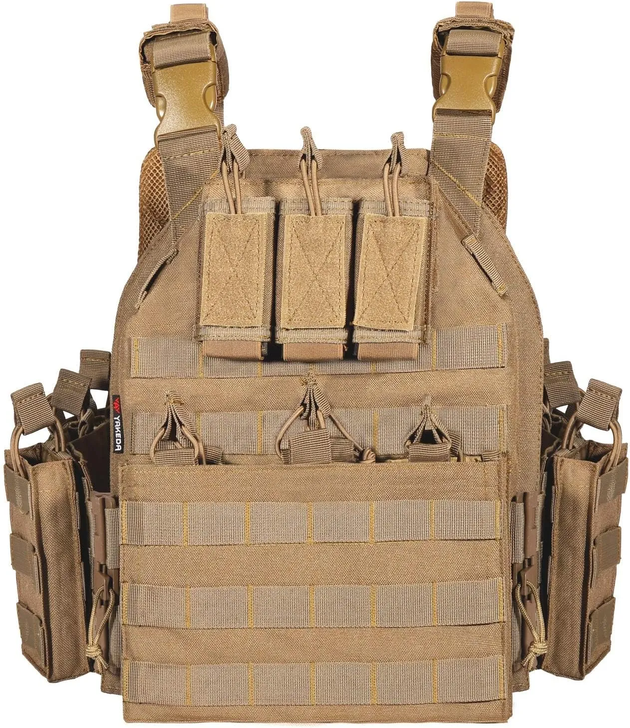 BOMTURN 1000D Tactical Vest for Men Quick Release Modular Vest Adjustable Vest Outdoor