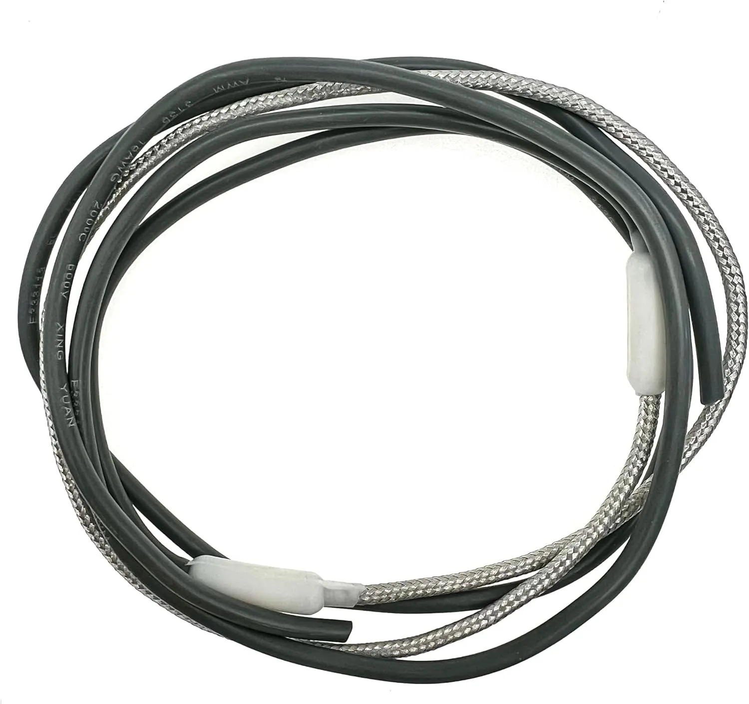 Braided Aluminum Drain Pan Heater,defrost Drain Heater,Compatible with Supco SH201,Suitable for 115V 15W, Length 25 Inches